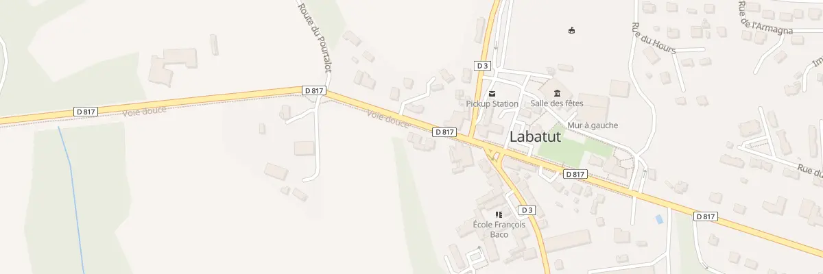 Plan du 55 Bd de l’Océan à Labatut