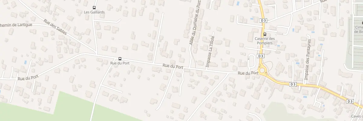 Plan du 26 Rue du Port à Biganos