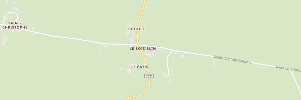 Plan du 11 Rte de la Voie Romaine à La Boissière