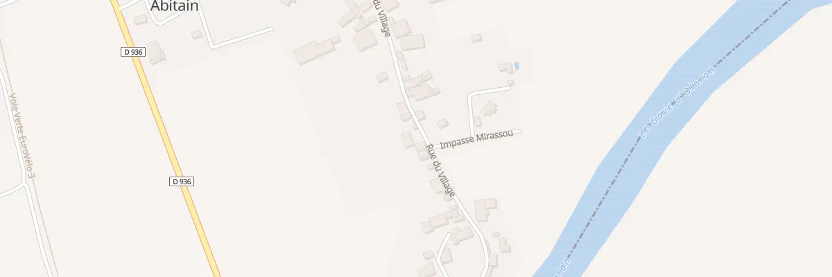 Plan du 25 Rue du Village à Abitain