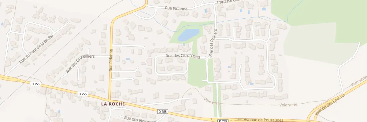Plan du 1 Rue des Citronniers aux Herbiers