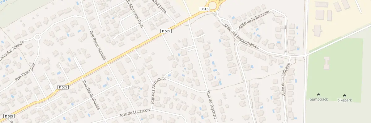 Plan du 8 Rue du Teychan à Audenge
