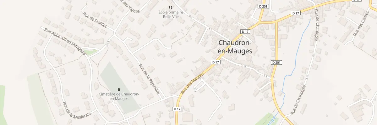Plan du 33 Rue des Mauges (Chaudron Mauge à Montrevault-sur-Èvre