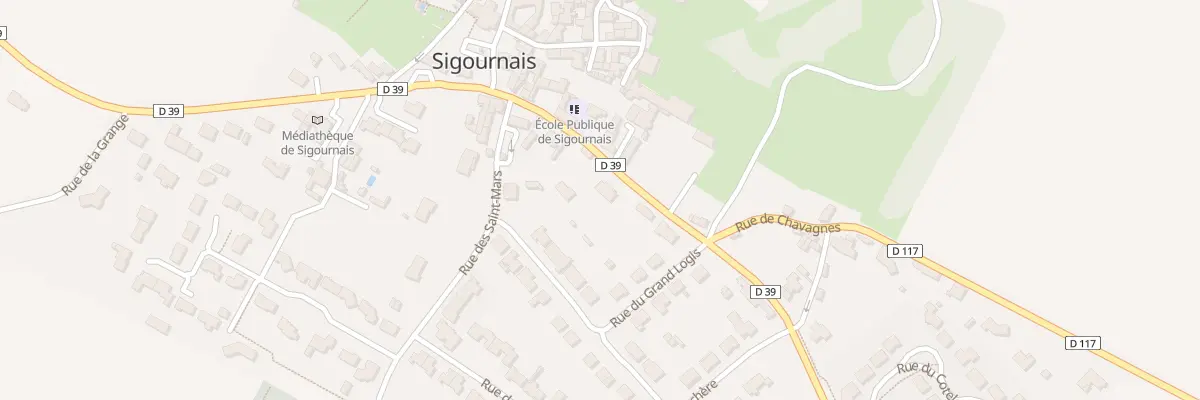 Plan du 8 Rue de la gare à Sigournais