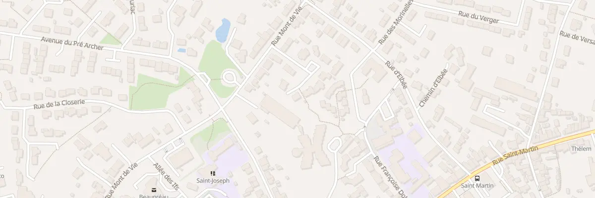 Plan du 6 Rue de la Chancellerie à Beaupréau-en-Mauges