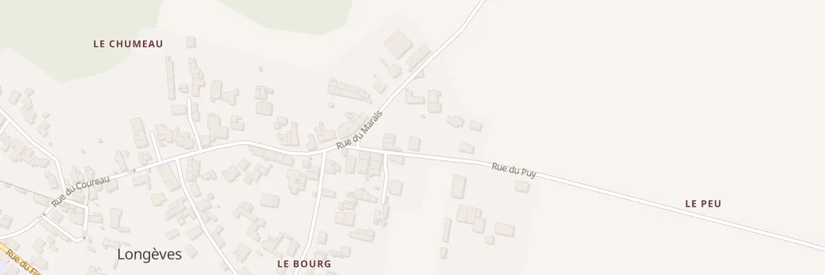 Plan du 9 Rue du Puy à Longèves