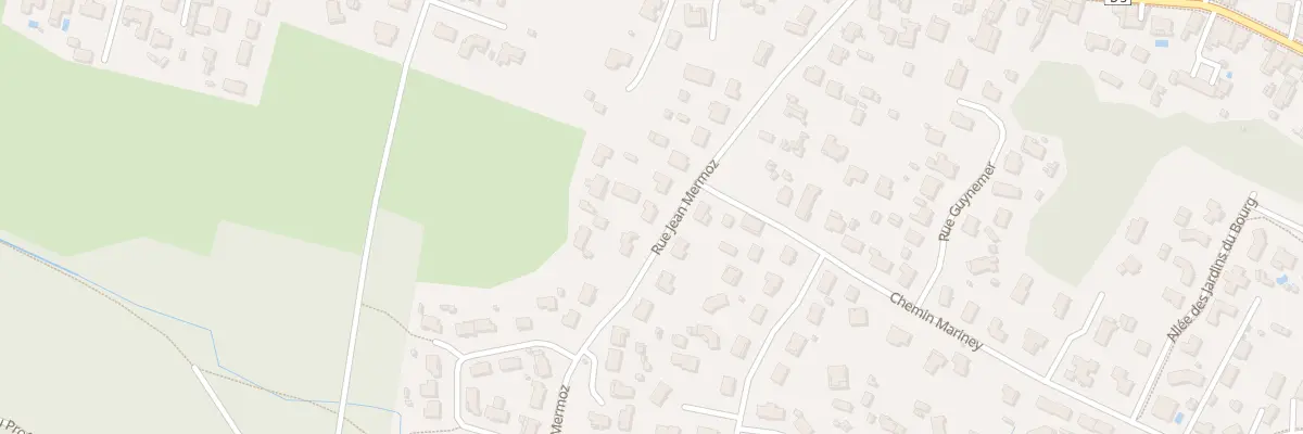 Plan du 14 Rue Jean Mermoz à Biganos