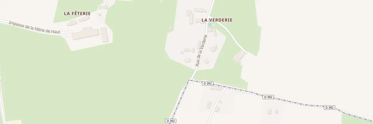 Plan du 14 La Verderie à Beuvrigny