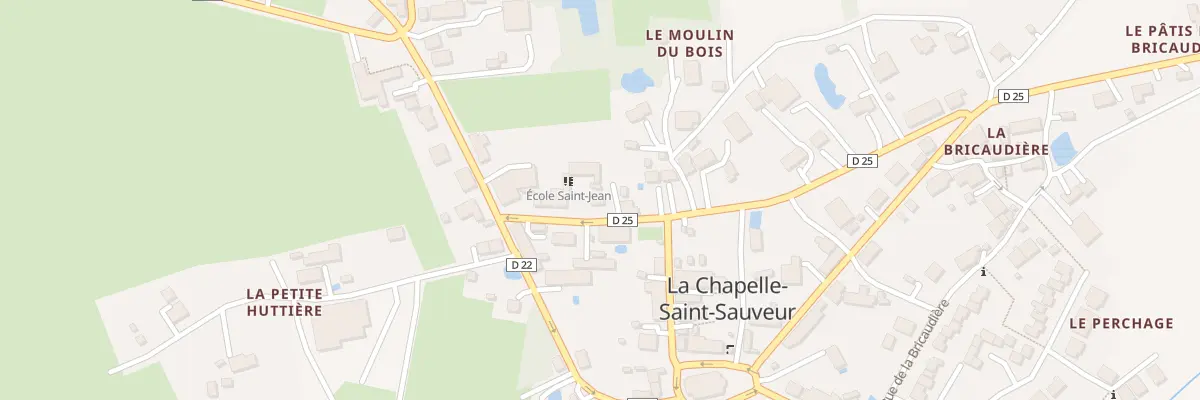 Plan du 73 Rue des Ecoles Chap St Sauveur à Loireauxence