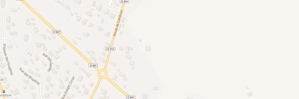 Plan du 110 Rte de Cambran à Saugnac-et-Cambran