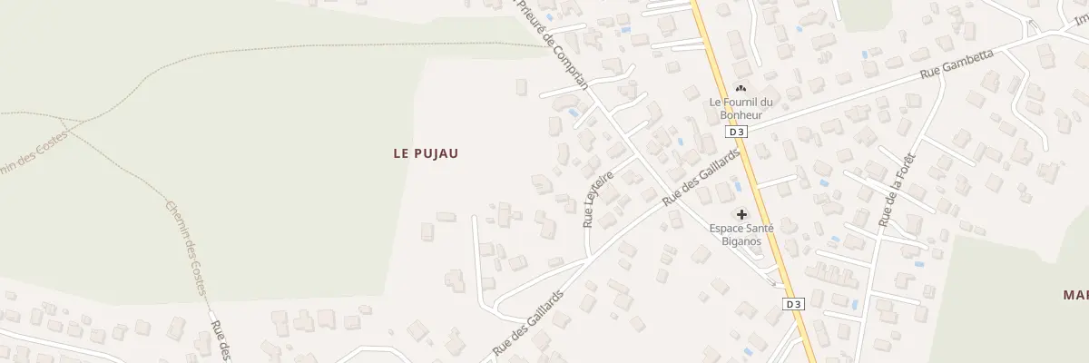 Plan du 8 Rue de Leyteire à Biganos