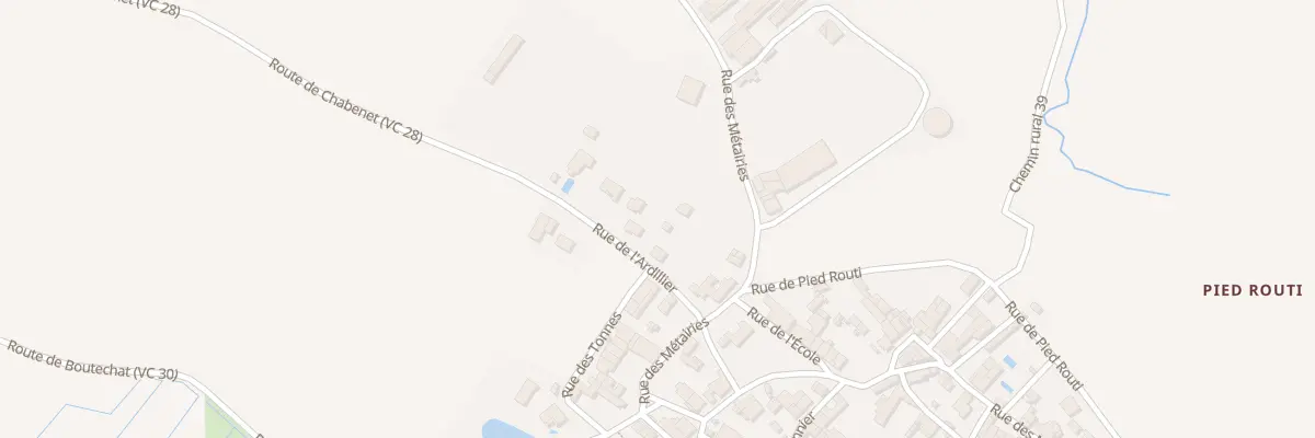 Plan du 5354 Rue de l’Ardillier A Souhe au Gua