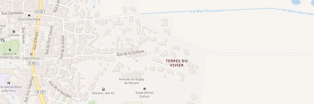 Plan du 6785 Rue de la Guillerie à Marans