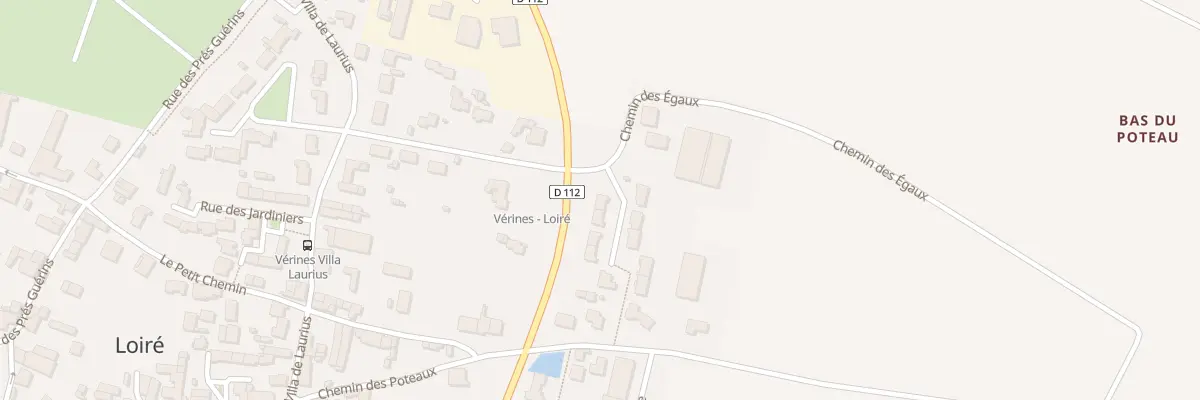 Plan du 2B Imp des Egaux à Vérines