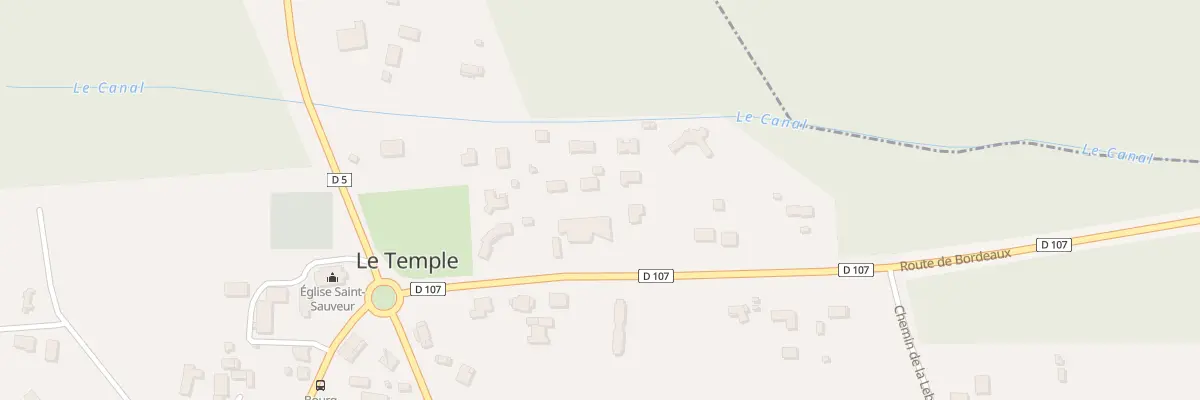 Plan du 5A Rte de Bordeaux au Temple