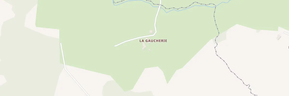 Plan du 1 La Gaucherie à La Dorée