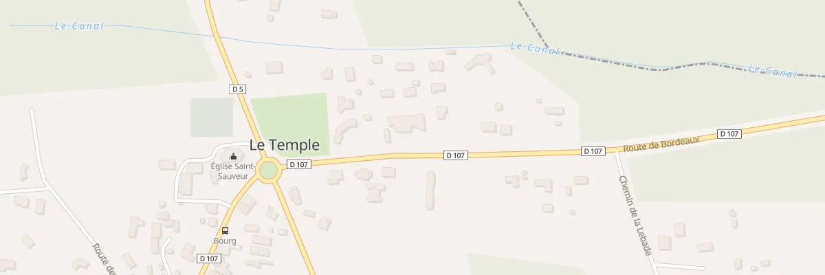 Plan du 5B Rte de Bordeaux au Temple
