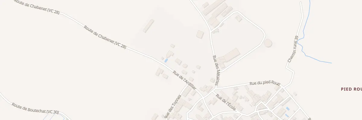 Plan du 12 Rue de l’Ardillier A Souhe au Gua