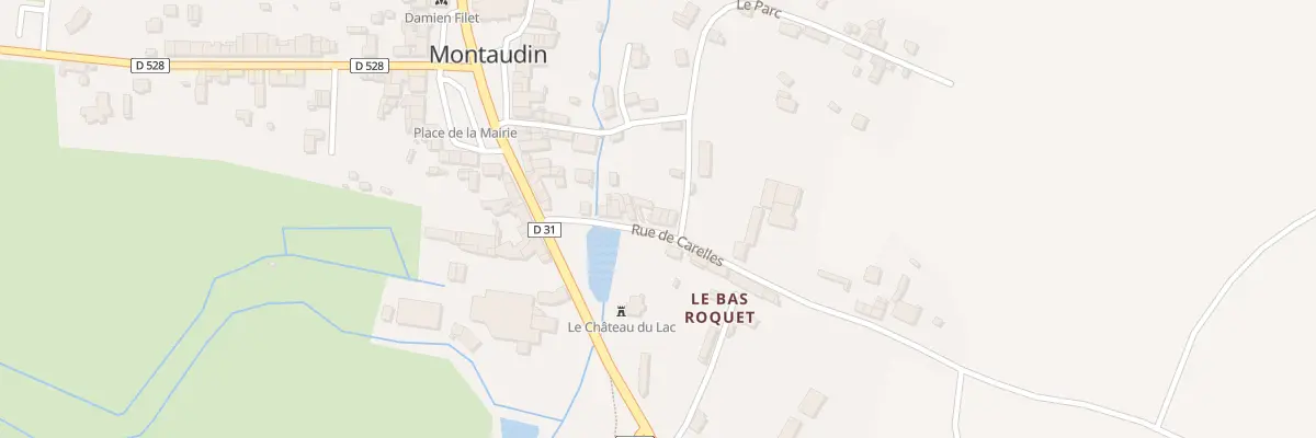 Plan du 9 Rue de Carelles à Montaudin