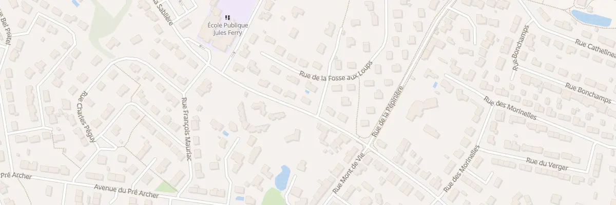 Plan du 6 Rue de la Sablière à Beaupréau-en-Mauges