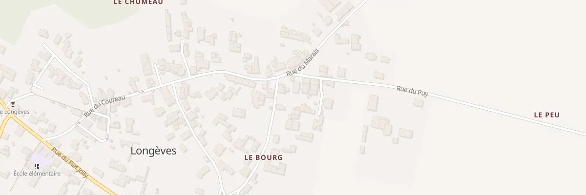 Plan du 2 Rue du Puy à Longèves