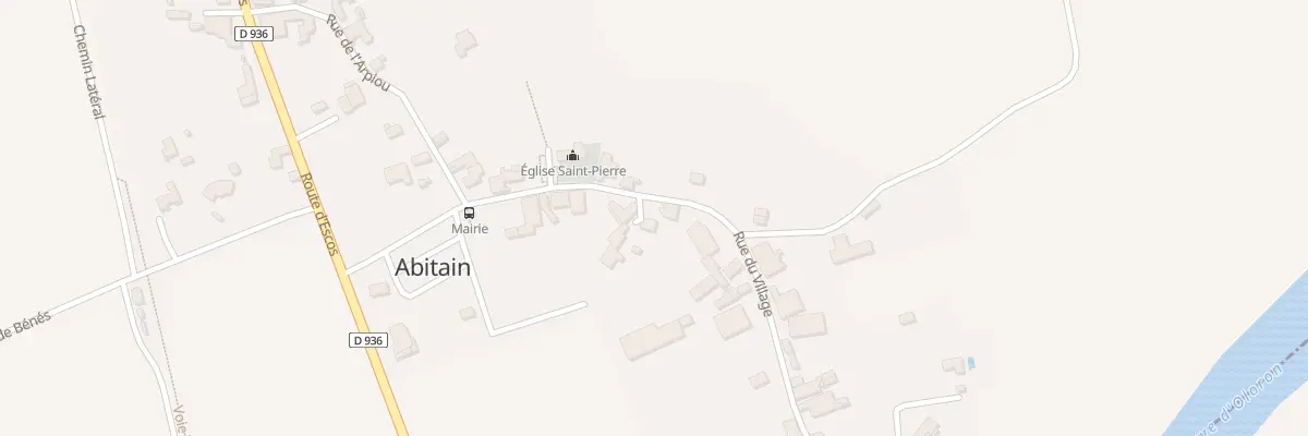 Plan du 15 Rue du Village à Abitain