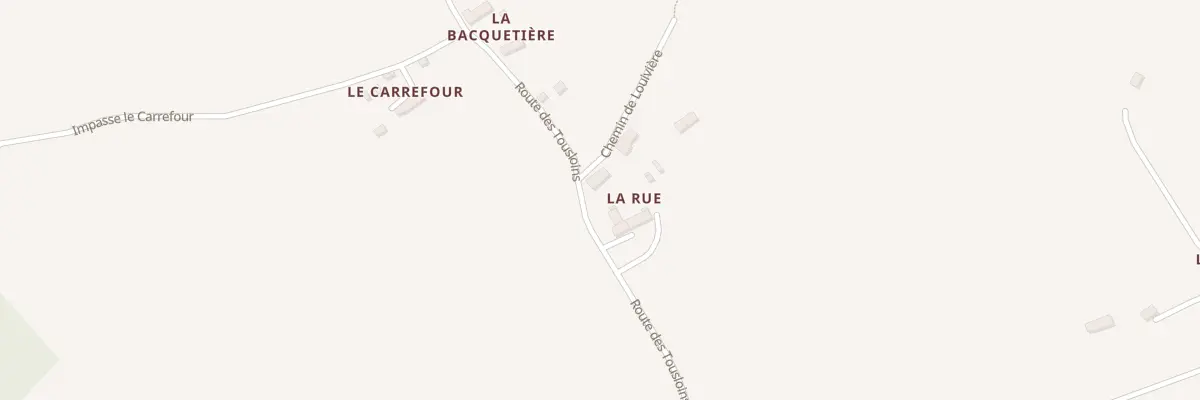 Plan du 5033 La Rue à Pont-Bellanger