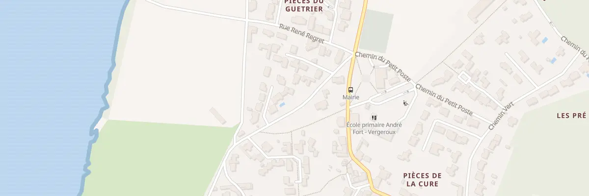 Plan du 3 Rue Honore Pellerin à Vergeroux