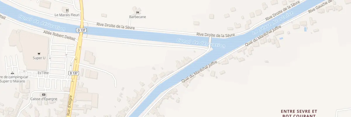 Plan du 6 Quai du Gen Leclerc de Hautecl à Marans