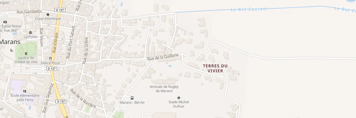 Plan du 1 Rue de la Guillerie à Marans