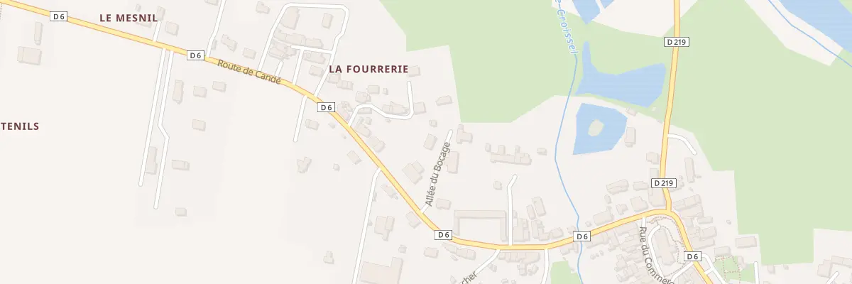 Plan du 5432 All du Bocage à Val d’Erdre-Auxence