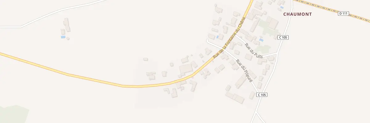 Plan du 10E Rue de la Fontaine du Chene à Thairé
