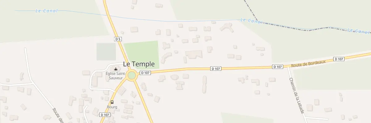 Plan du 5C Rte de Bordeaux au Temple