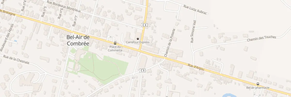 Plan du 4 Rue d’Anjou (Combree) à Ombrée d’Anjou