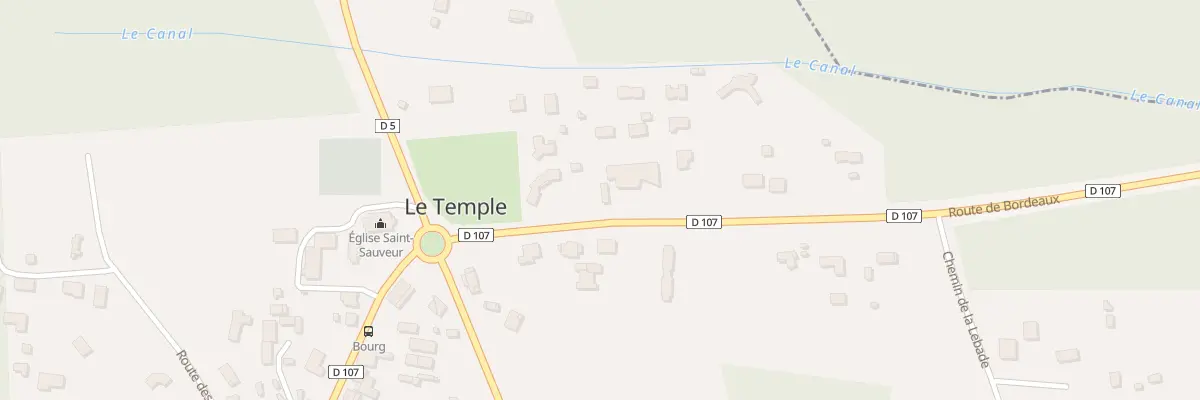 Plan du 3 Rte de Bordeaux au Temple
