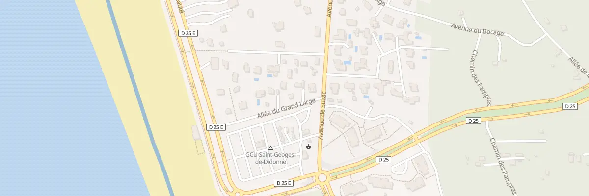 Plan du 25 All du Grand Large à Saint-Georges-de-Didonne