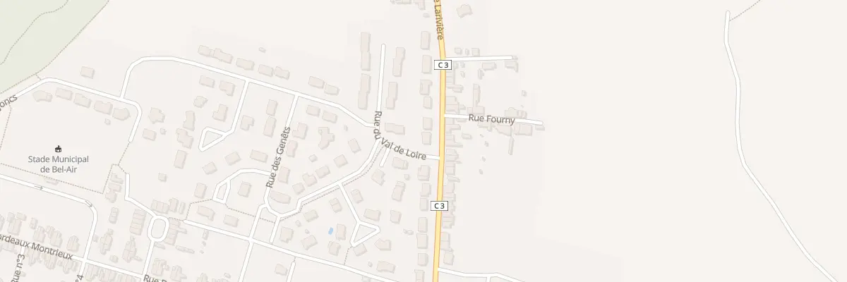 Plan du 16 Rue Gustave Lariviere à Ombrée d’Anjou