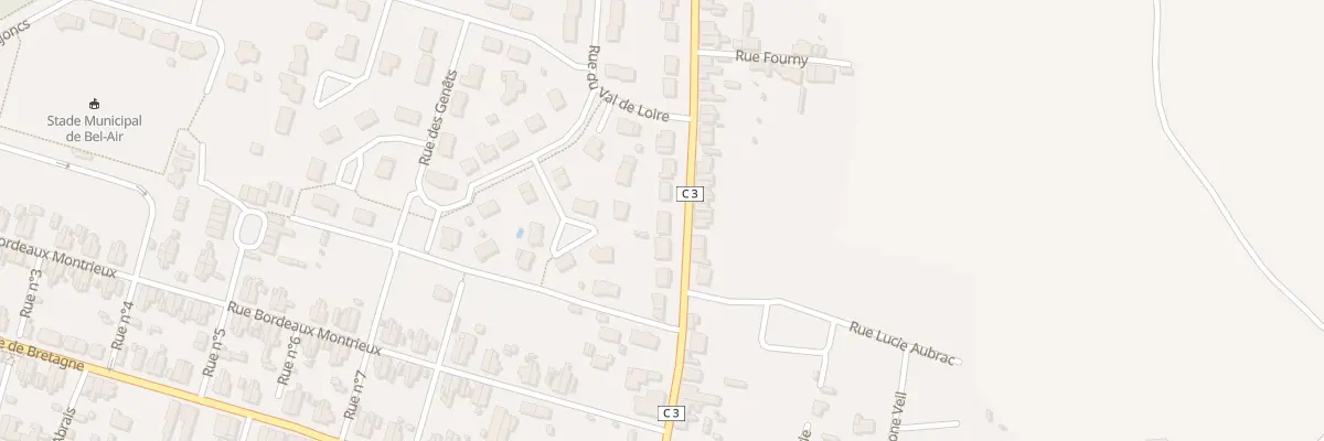 Plan du 8 Rue Gustave Lariviere à Ombrée d’Anjou