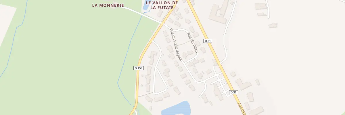 Plan du 8 Rue du Point du Jour à Montaudin