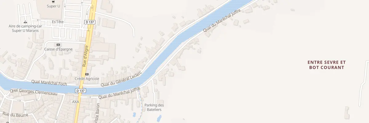 Plan du 47 Quai Joffre à Marans