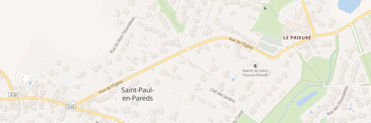 Plan du 5089A Rue de l’Église à Saint-Paul-en-Pareds