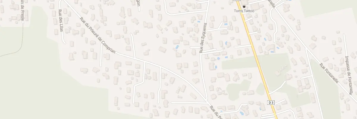 Plan du 26 Rue du Prieuré de Comprian à Biganos