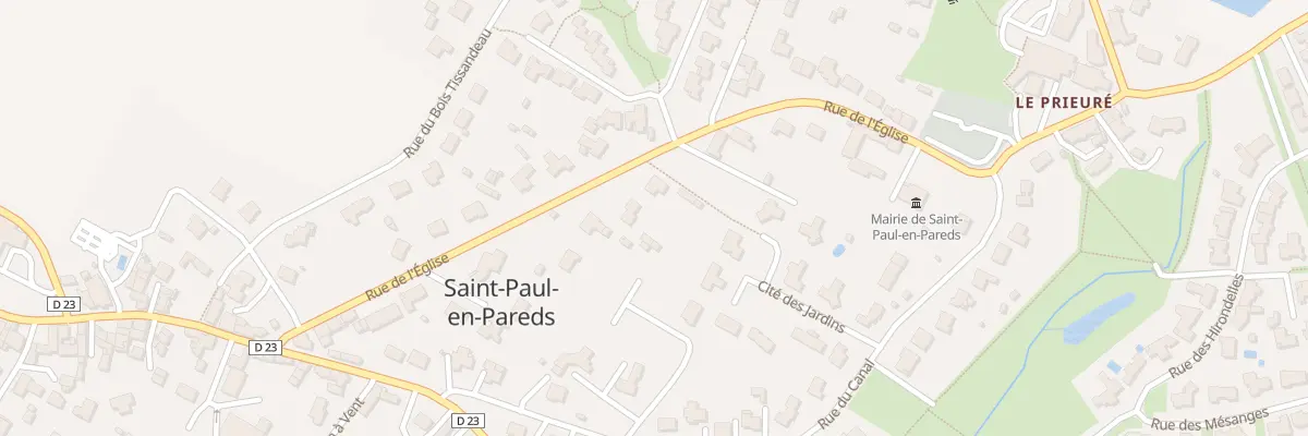 Plan du 5089B Rue de l’Église à Saint-Paul-en-Pareds
