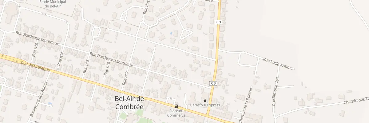 Plan du 4 Rue Bordeaux Montrieux à Ombrée d’Anjou
