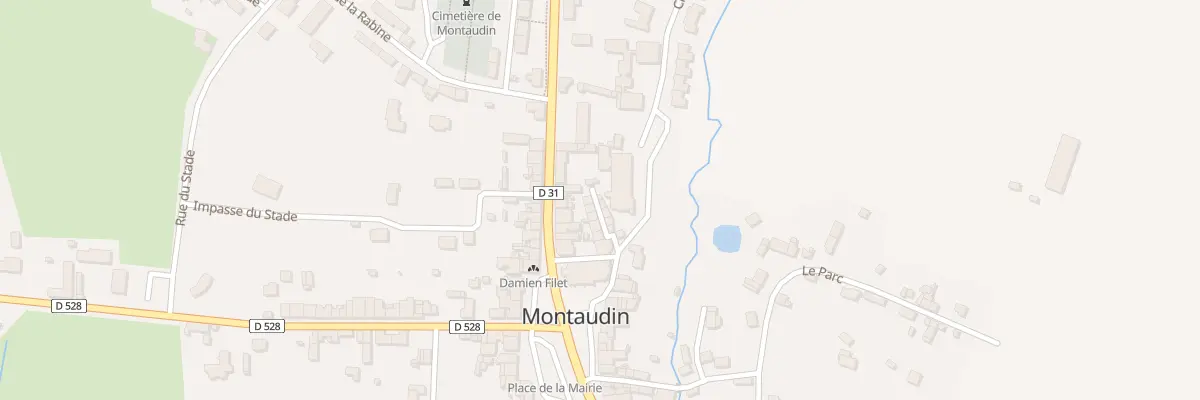 Plan du 6 Rue des Poules à Montaudin