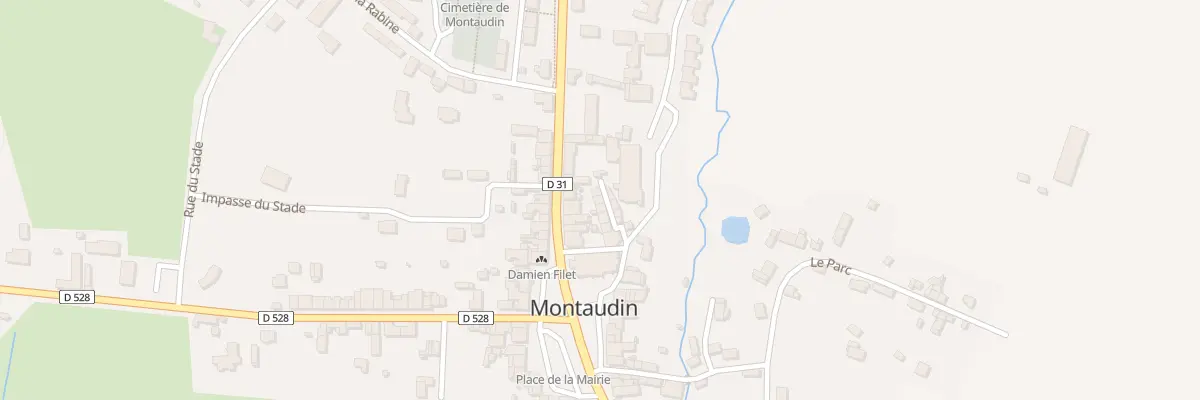 Plan du 10 Rue de Normandie à Montaudin