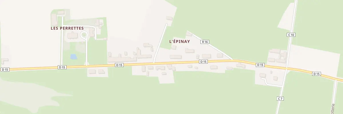 Plan du 630 Rte de l’Épinay Tesson à Cartigny-l’Épinay
