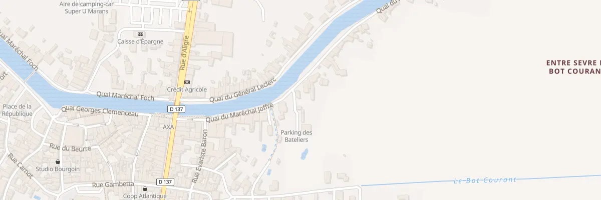 Plan du 53B Quai Joffre à Marans