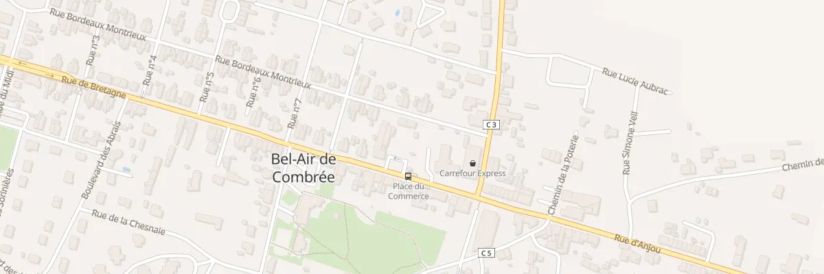 Plan du 1T Rue Bordeaux Montrieux à Ombrée d’Anjou