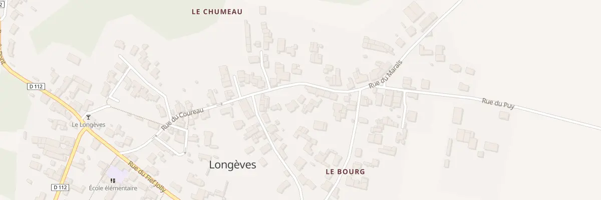 Plan du 8 Rue du Marais à Longèves